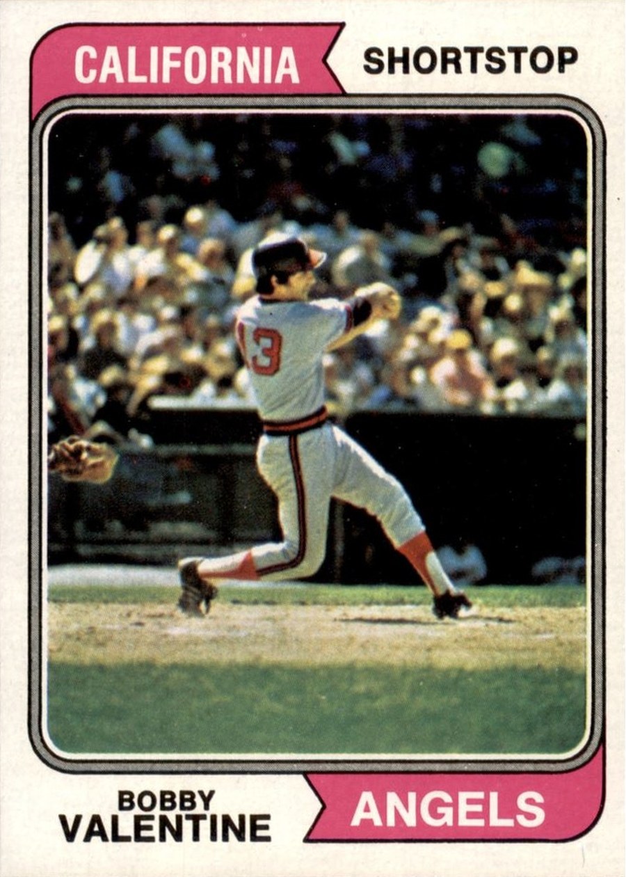 1974 Topps #101 Bobby Valentine, California Angels