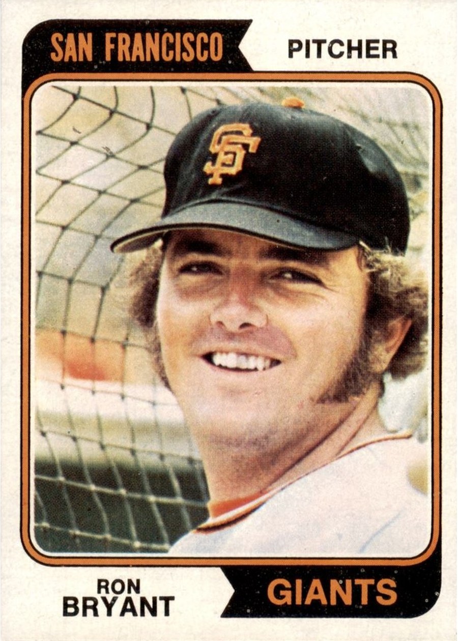1974 Topps #104 Ron Bryant, San Francisco Giants