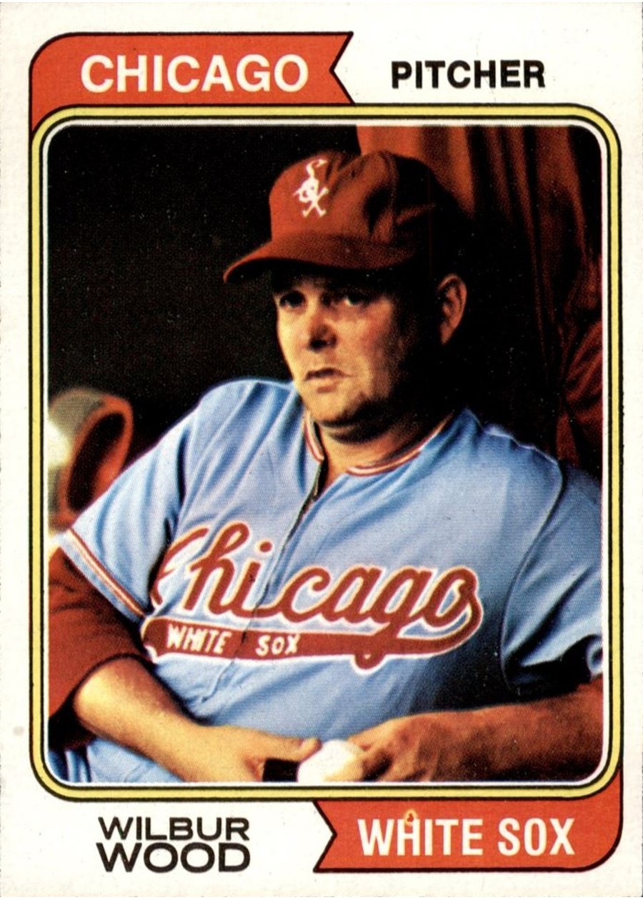 1974 Topps #120 Wilbur Wood, Chicago White Sox