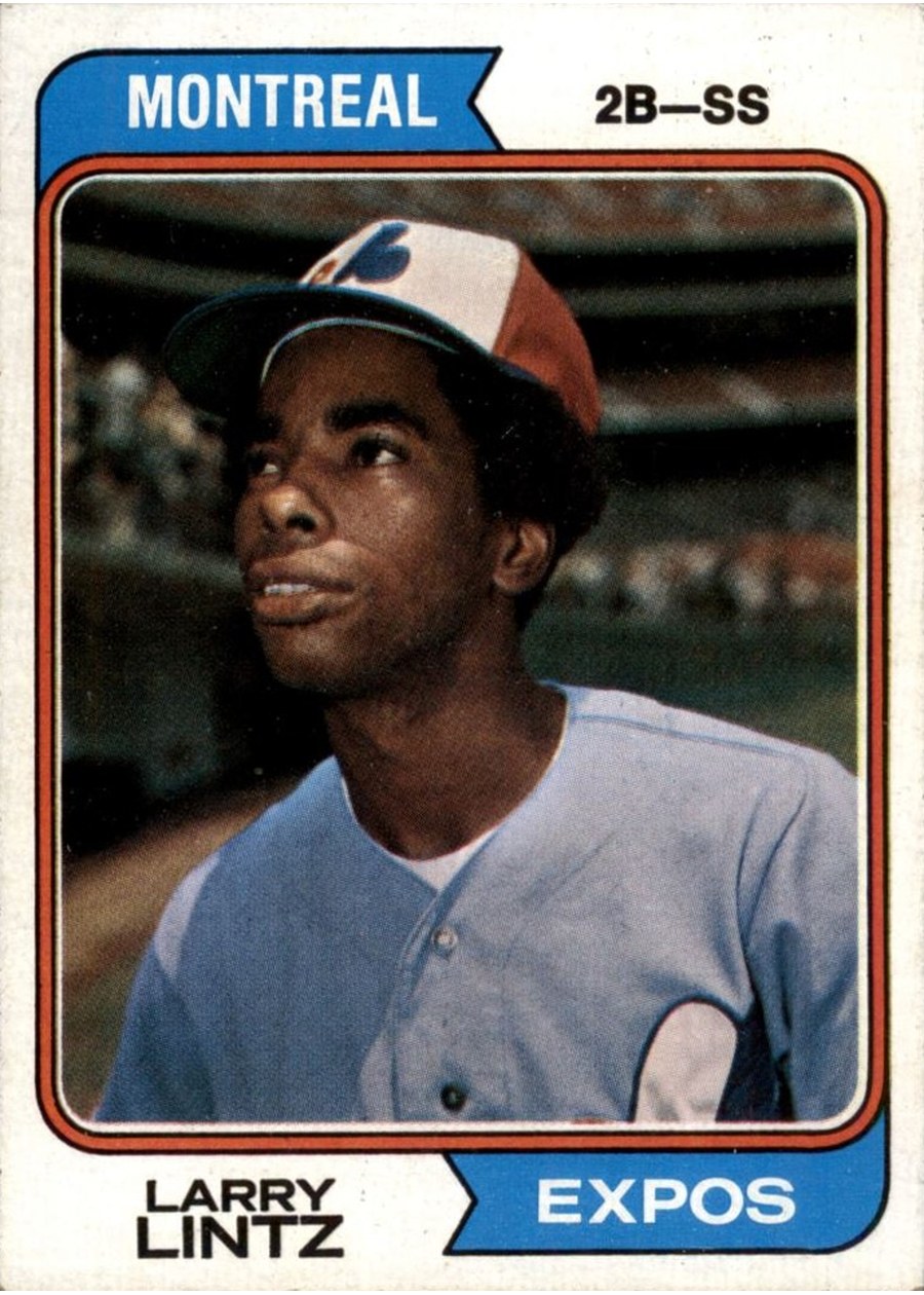 1974 Topps #121 Larry Lintz, Montreal Expos