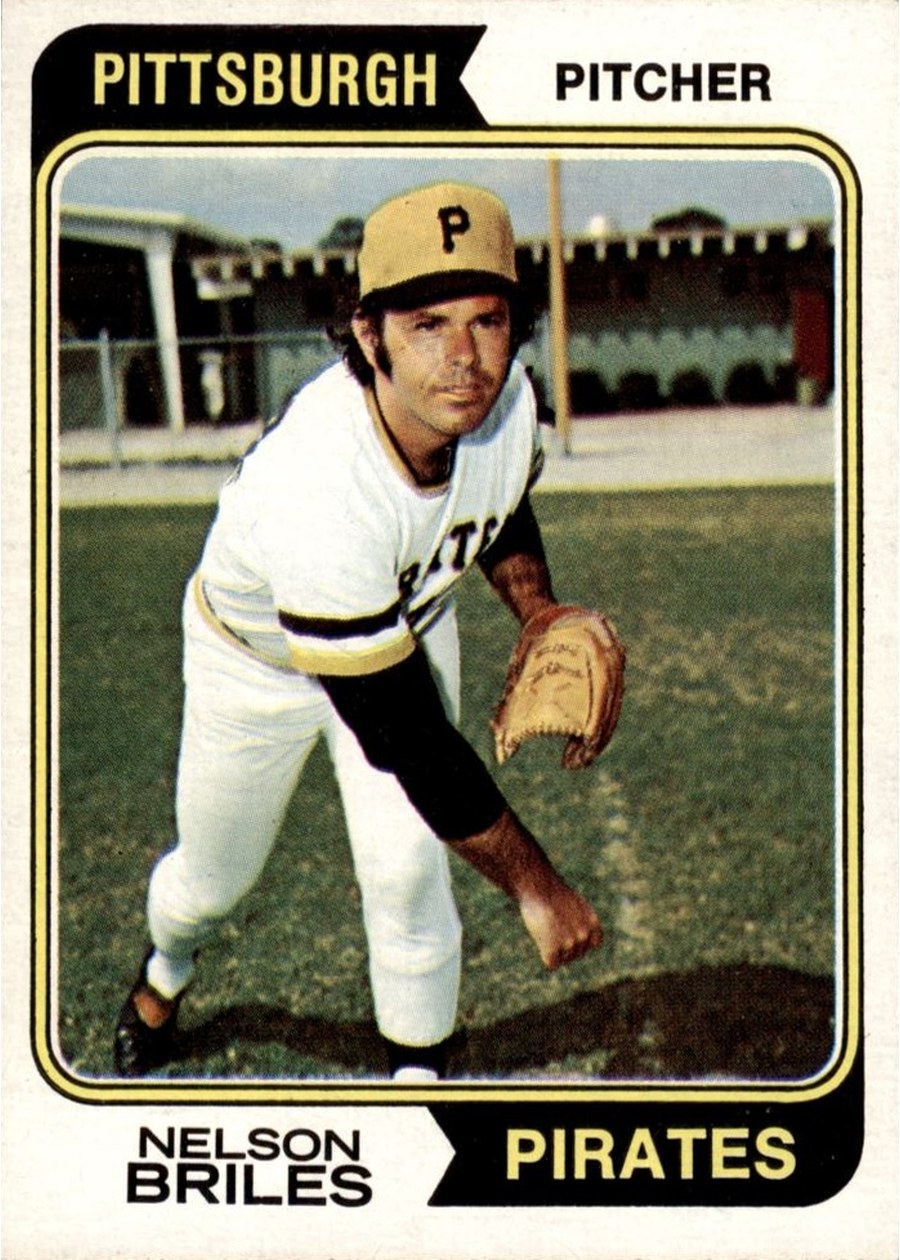1974 Topps #123 Nelson Briles, Pittsburgh Pirates