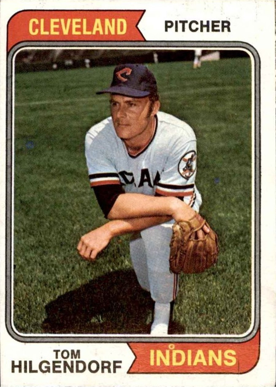1974 Topps #13 Tom Hilgendorf, Cleveland Indians