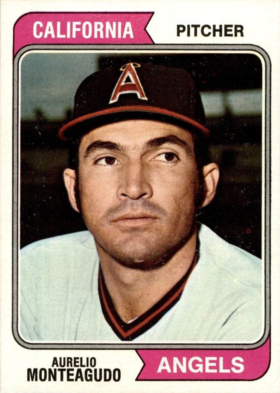1974 Topps #139 Aurelio Monteagudo, California Angels