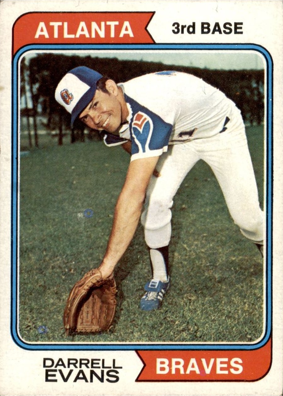 1974 Topps #140 Darrell Evans, Atlanta Braves