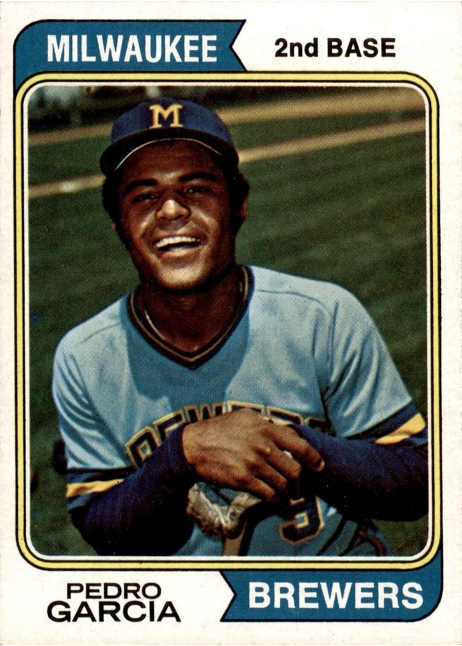 1974 Topps #142 Pedro Garcia, Milwaukee Brewers