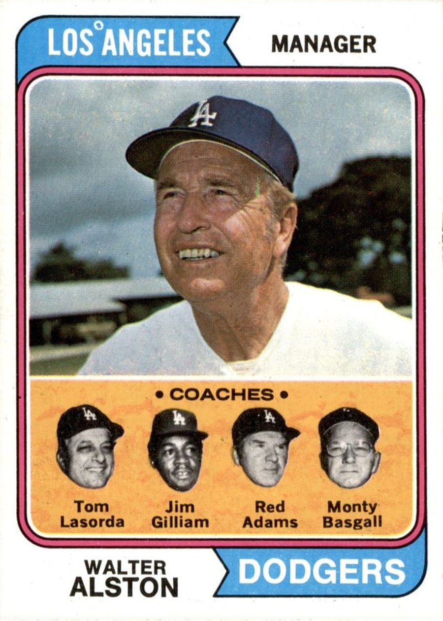1974 Topps #144 Dodgers Field Leaders, Los Angeles Dodgers