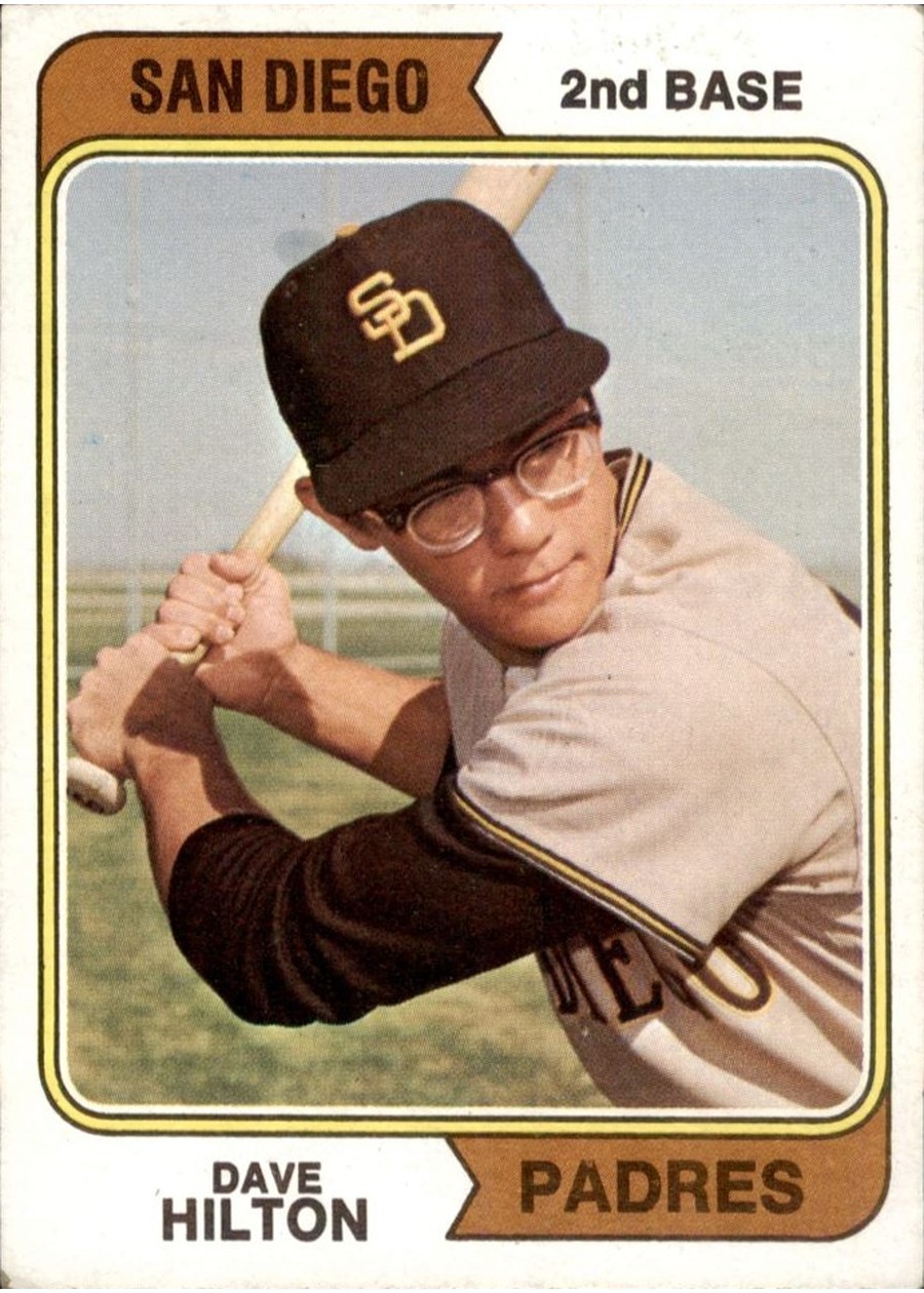 1974 Topps #148 Dave Hilton, San Diego Padres