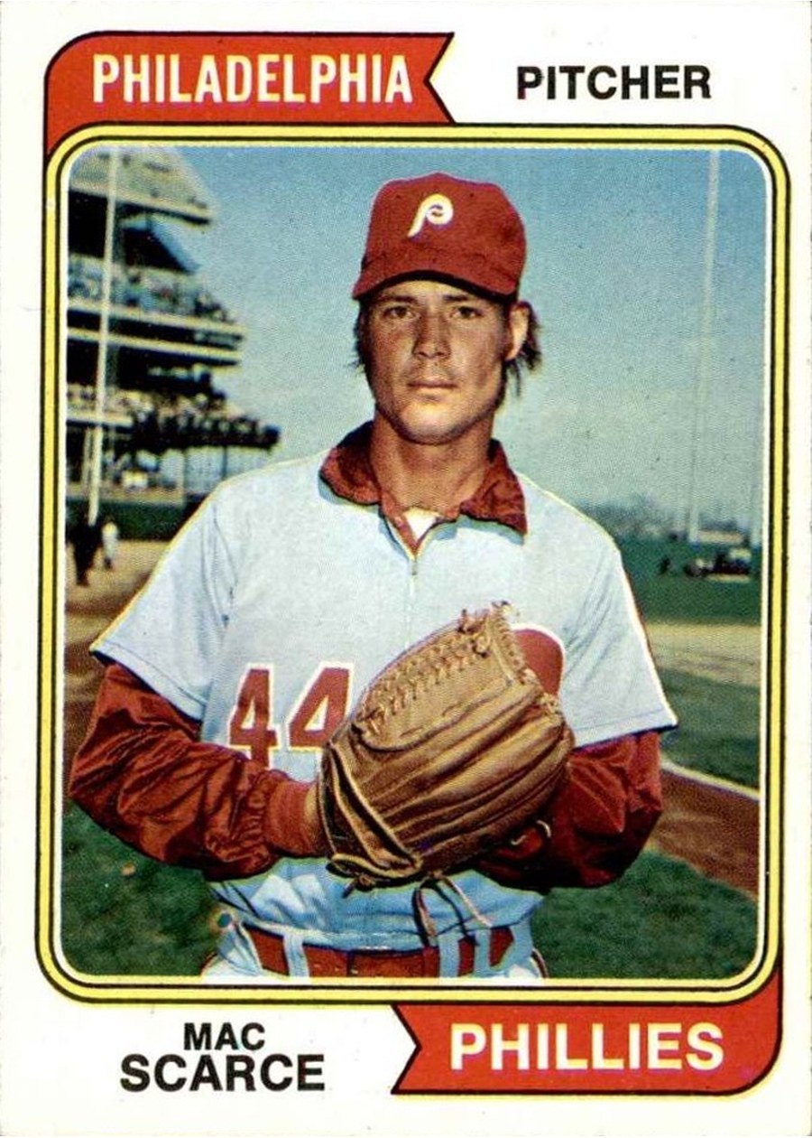 1974 Topps #149 Mac Scarce, Philadelphia Phillies