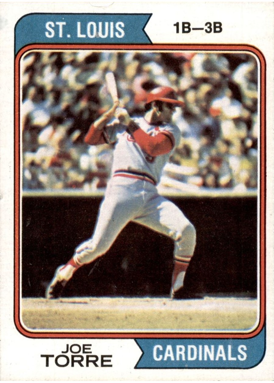 1974 Topps #15 Joe Torre, St. Louis Cardinals