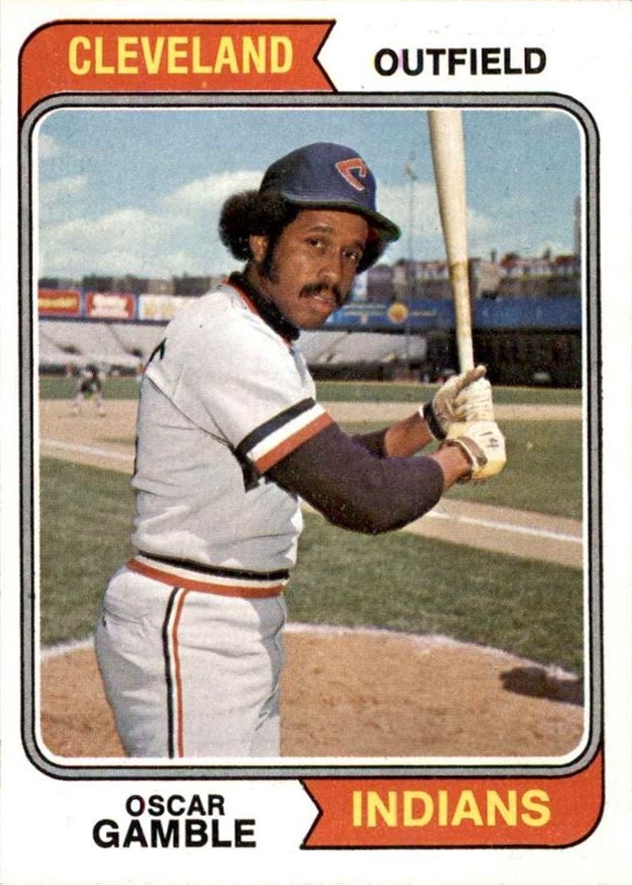 1974 Topps #152 Oscar Gamble, Cleveland Indians