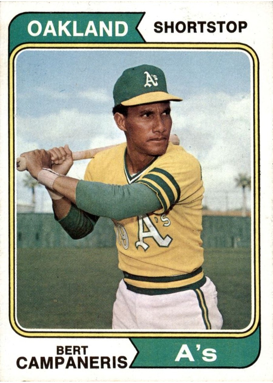 1974 Topps #155 Bert Campaneris, Oakland Athletics