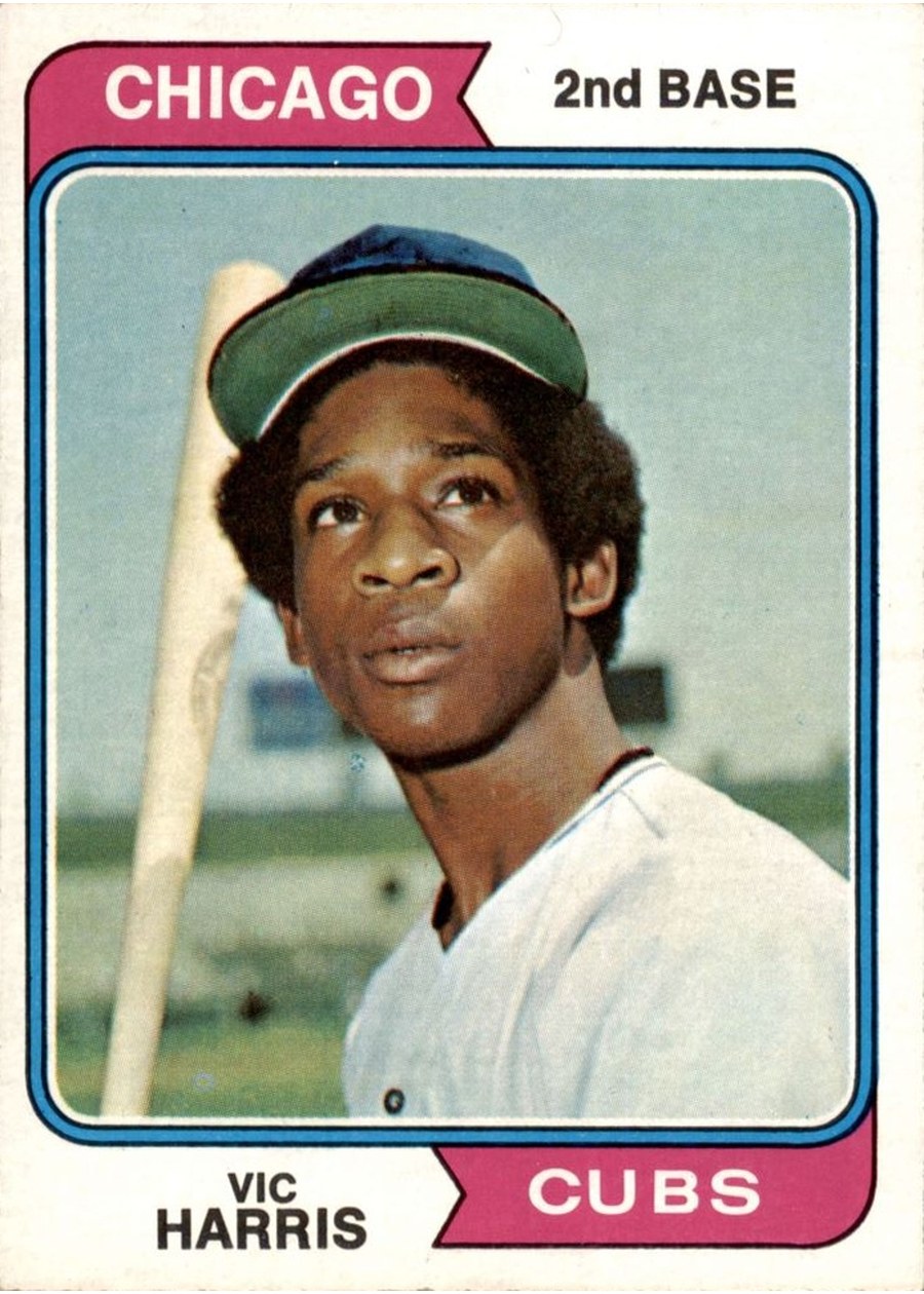 1974 Topps #157 Vic Harris, Chicago Cubs