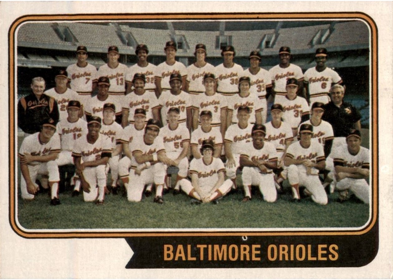 1974 Topps #16 Baltimore Orioles