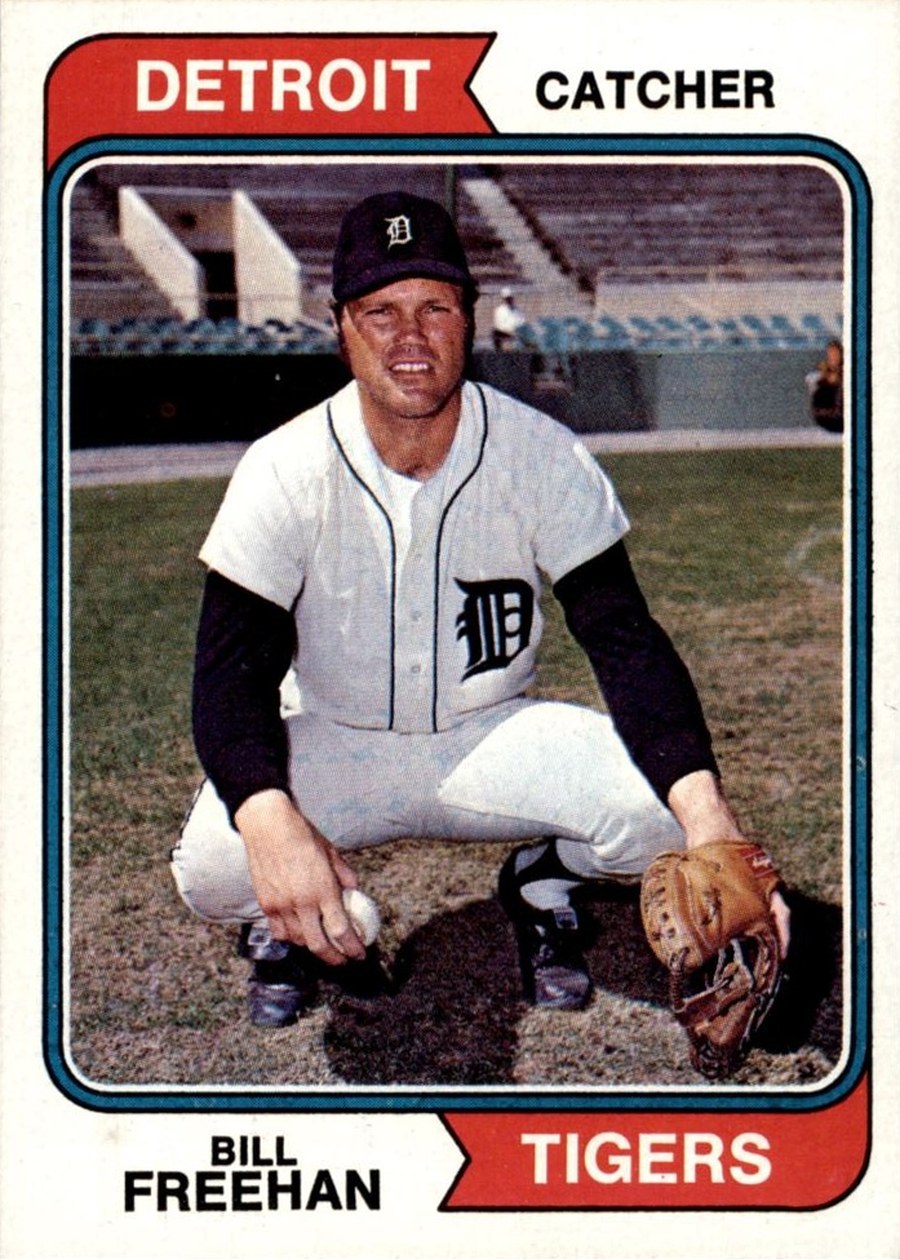 1974 Topps #162 Bill Freehan, Detroit Tigers