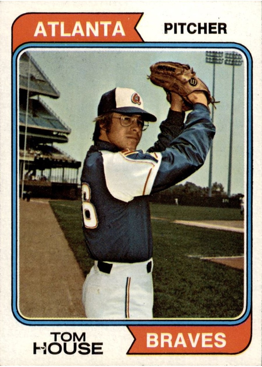 1974 Topps #164 Tom House, Atlanta Braves