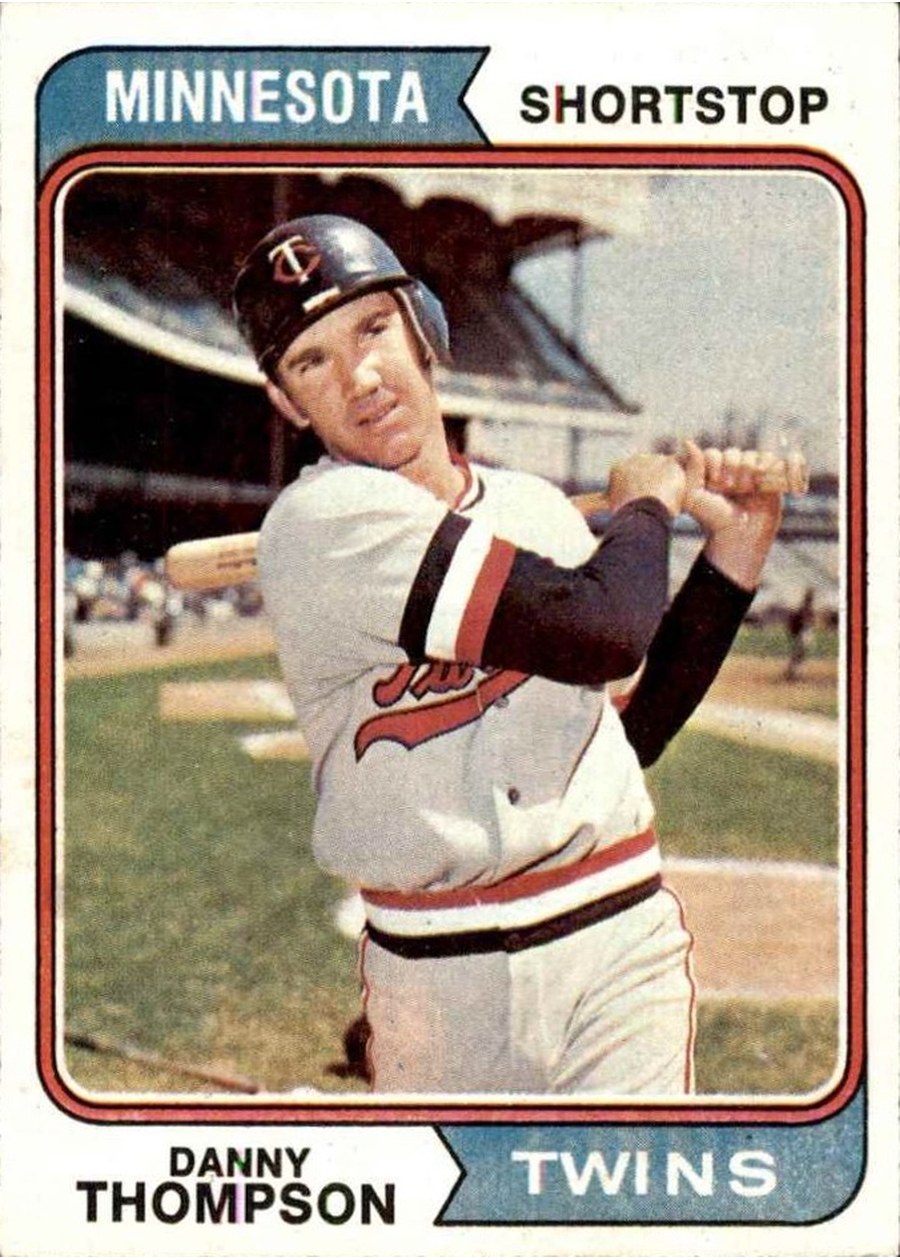 1974 Topps #168 Danny Thompson, Minnesota Twins