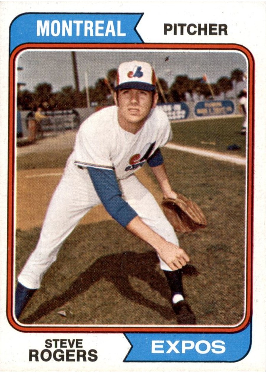 1974 Topps #169 Steve Rogers, Montreal Expos