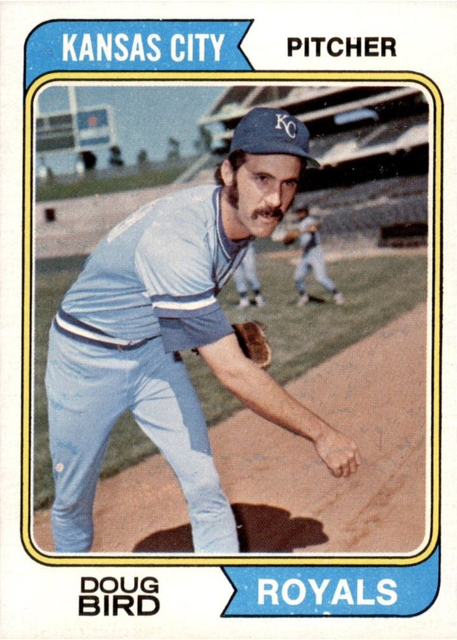 1974 Topps #17 Doug Bird, Kansas City Royals
