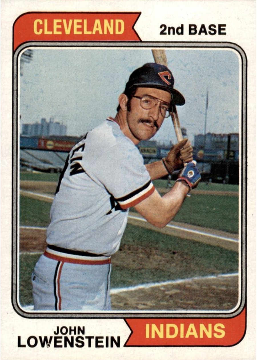 1974 Topps #176 John Lowenstein, Cleveland Indians