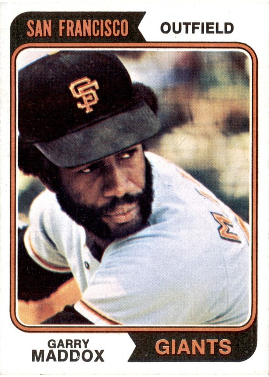 1974 Topps #178 Garry Maddox, San Francisco Giants
