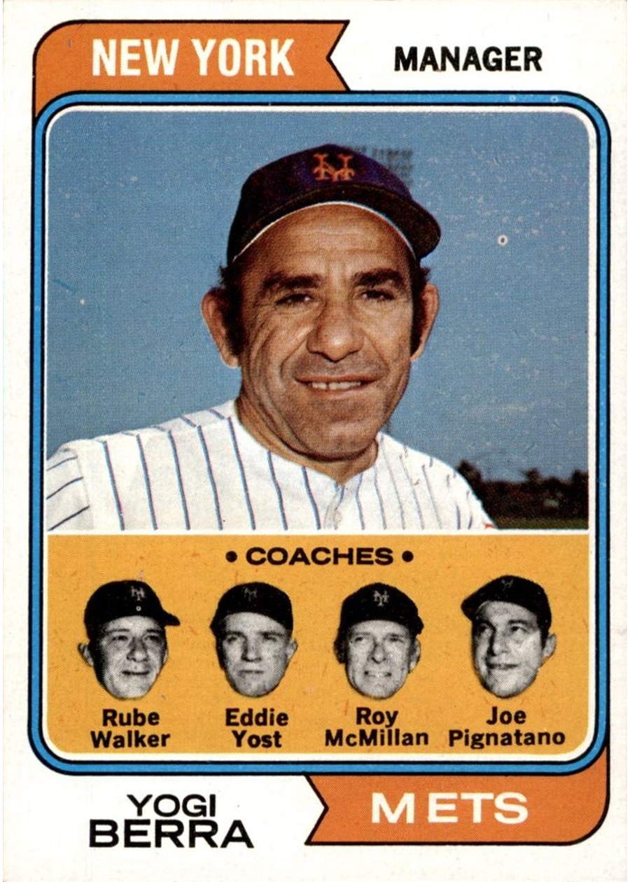 1974 Topps #179 Mets Field Leaders, New York Mets