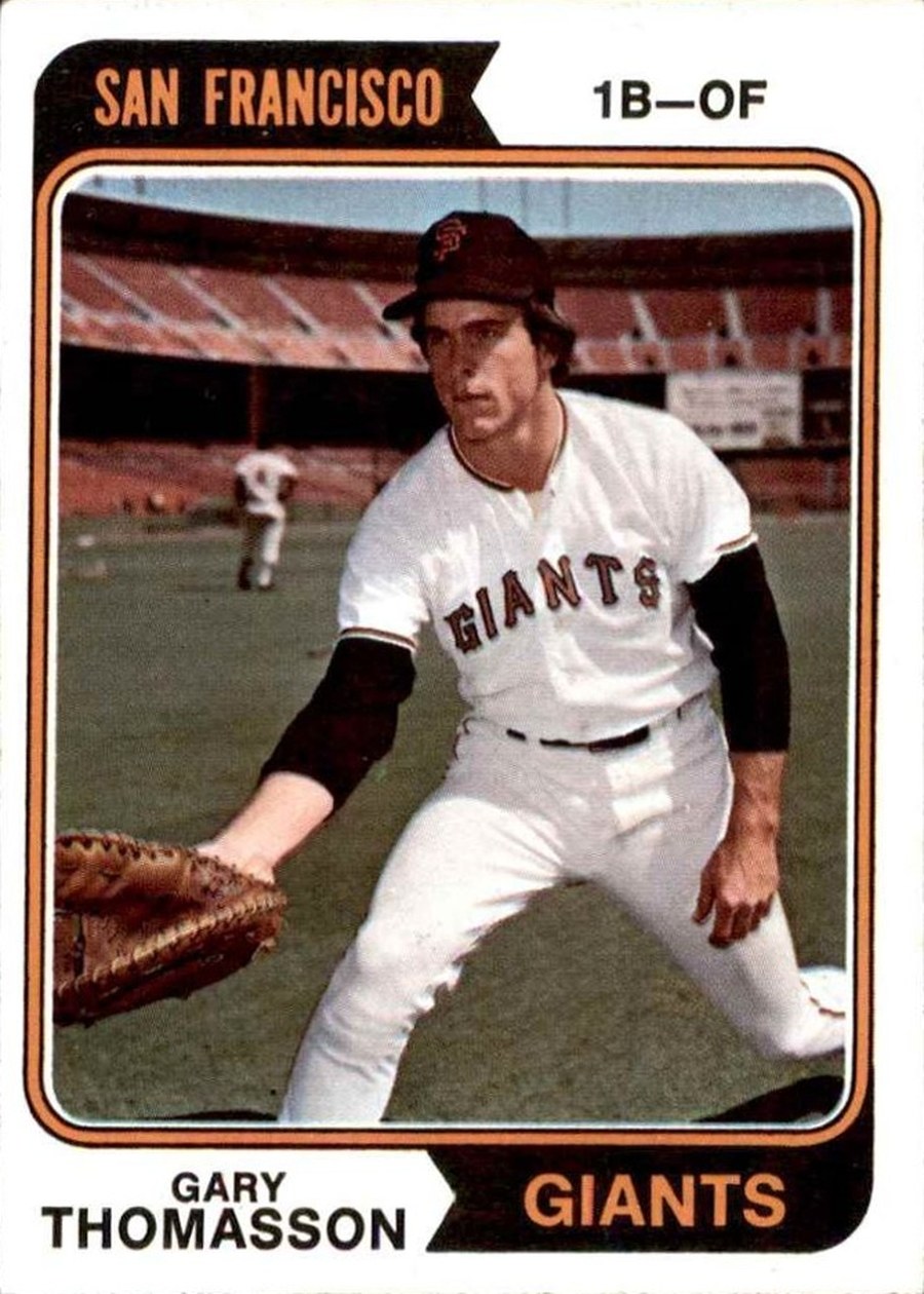 1974 Topps #18 Gary Thomasson, San Francisco Giants