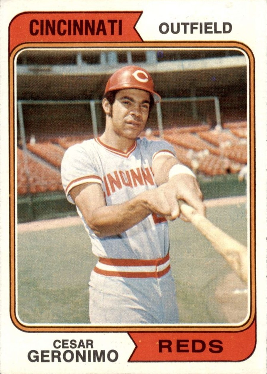 1974 Topps #181 Cesar Geronimo, Cincinnati Reds