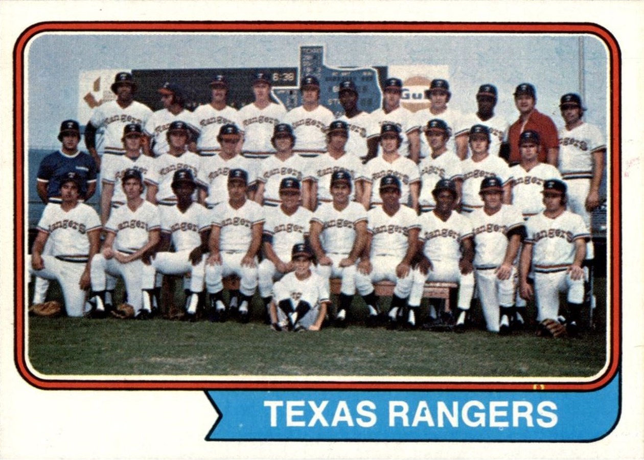 1974 Topps #184 Texas Rangers