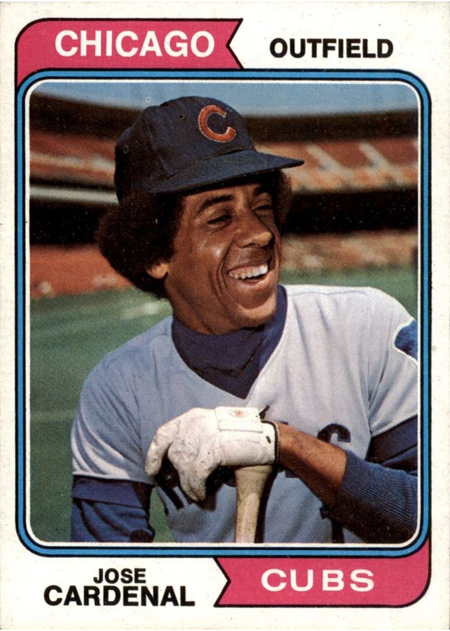 1974 Topps #185 Jose Cardenal, Chicago Cubs