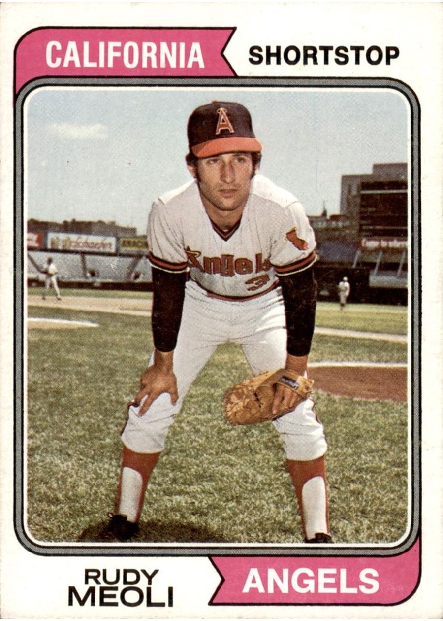 1974 Topps #188 Rudy Meoli, California Angels