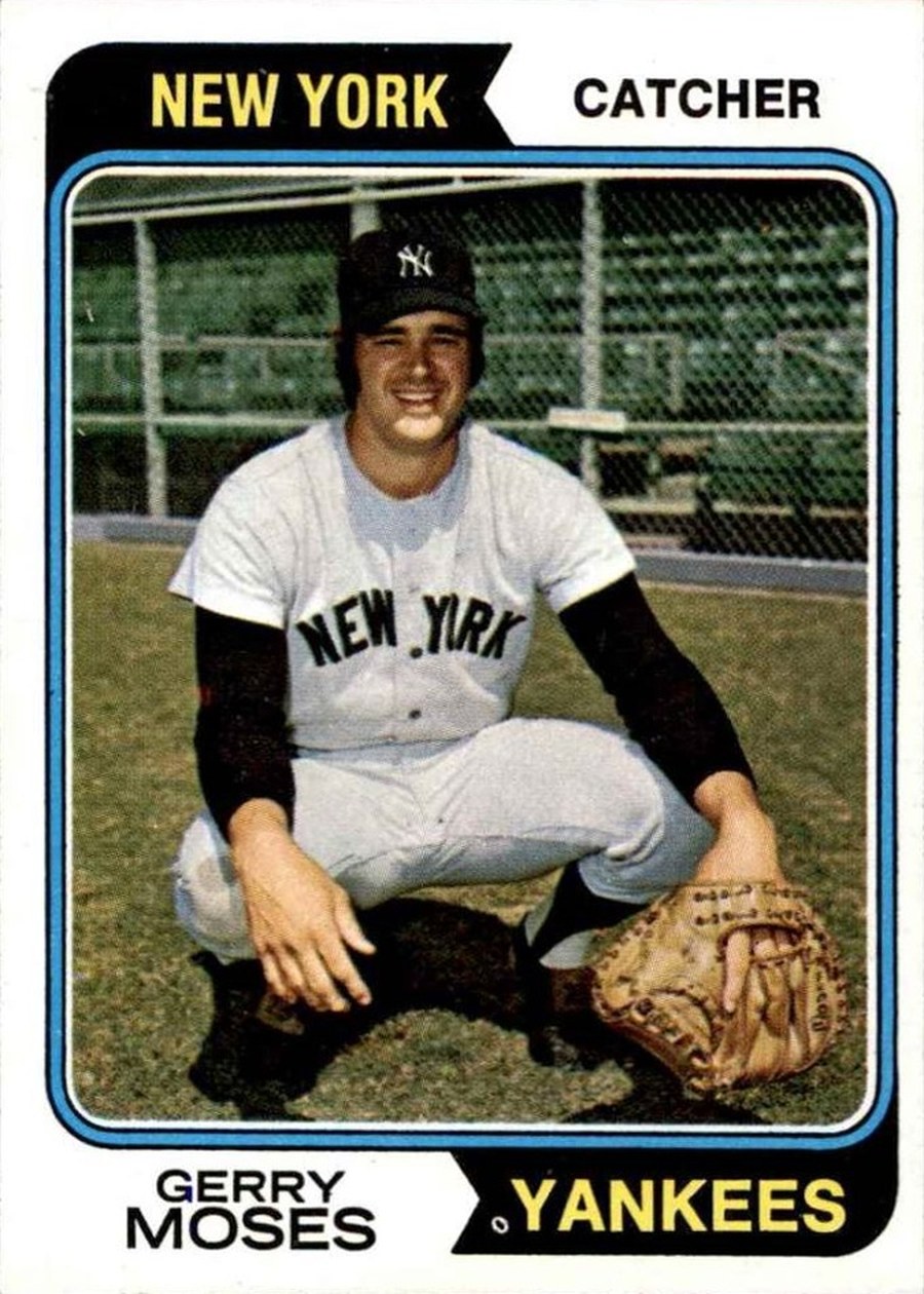 1974 Topps #19 Gerry Moses, New York Yankees