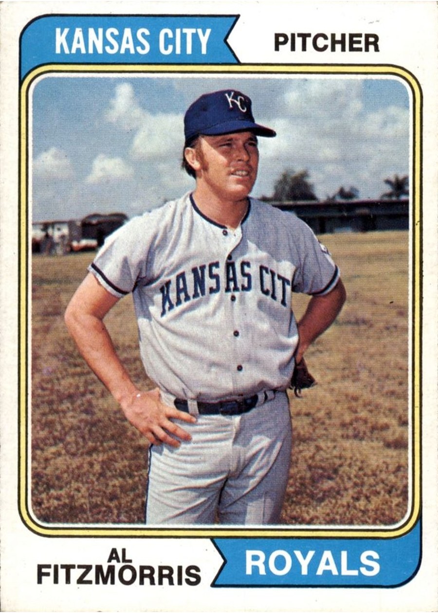1974 Topps #191 Al Fitzmorris, Kansas City Royals