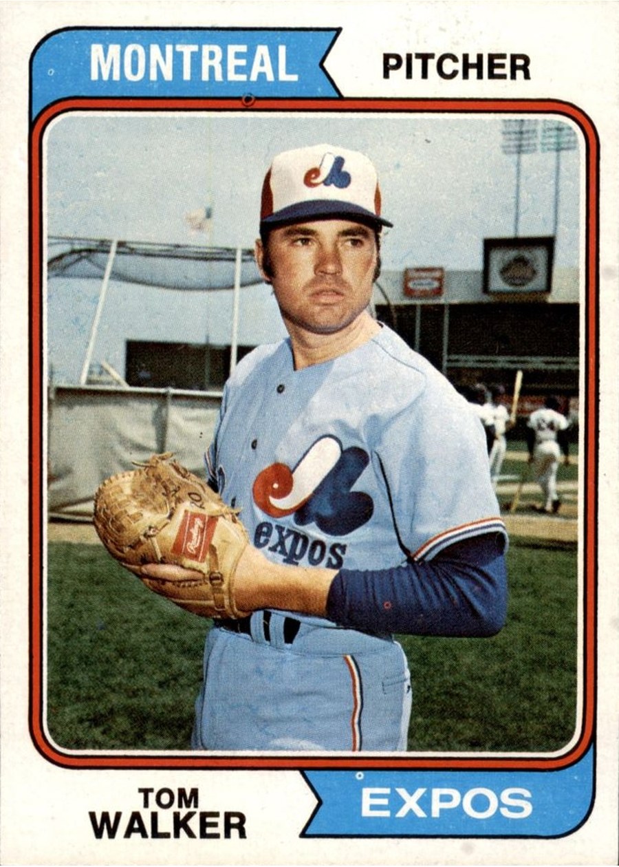 1974 Topps #193 Tom Walker, Montreal Expos