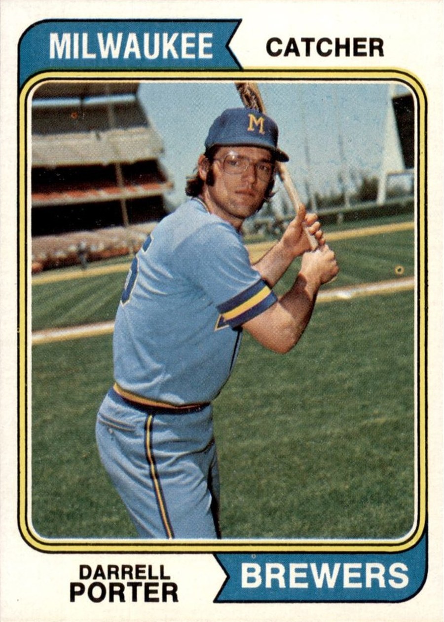 1974 Topps #194 Darrell Porter, Milwaukee Brewers