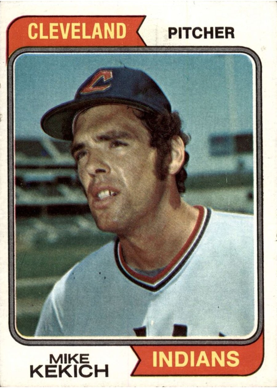 1974 Topps #199 Mike Kekich, Cleveland Indians