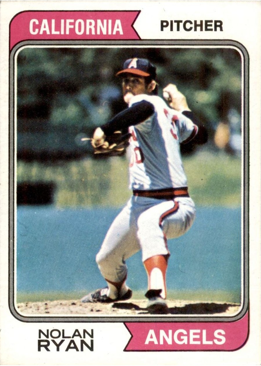 1974 Topps #20 Nolan Ryan, California Angels