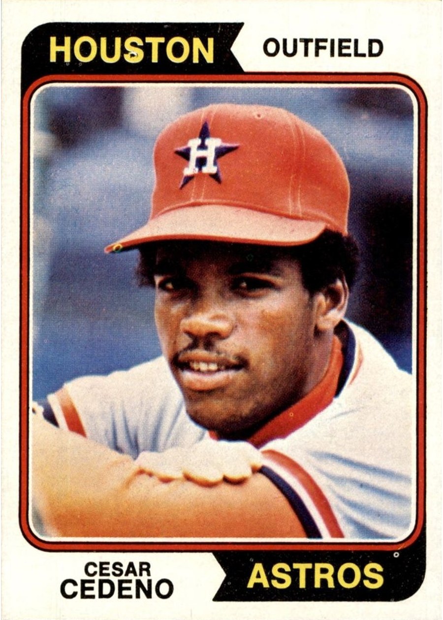 1974 Topps #200 Cesar Cedeno, Houston Astros
