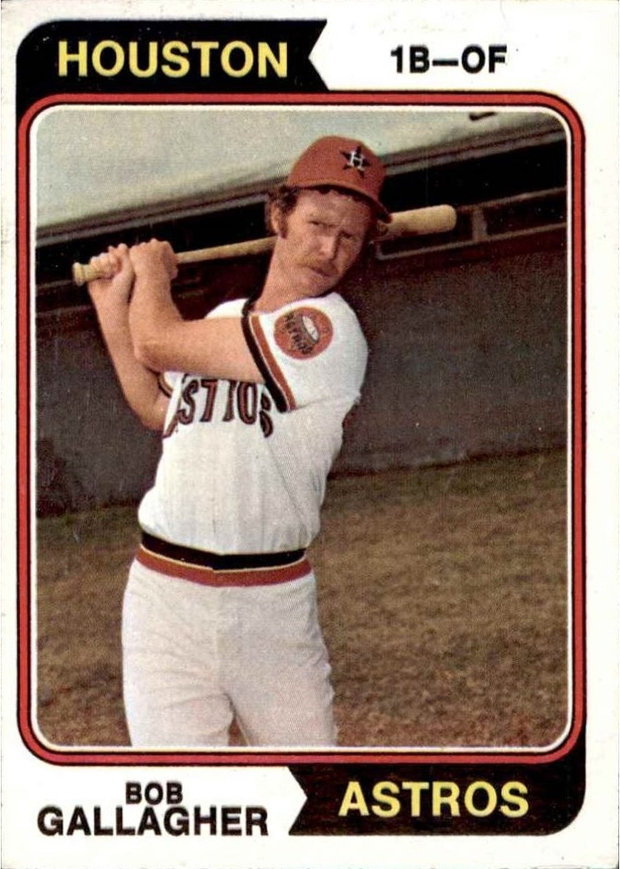 1974 Topps #21 Bob Gallagher, Houston Astros