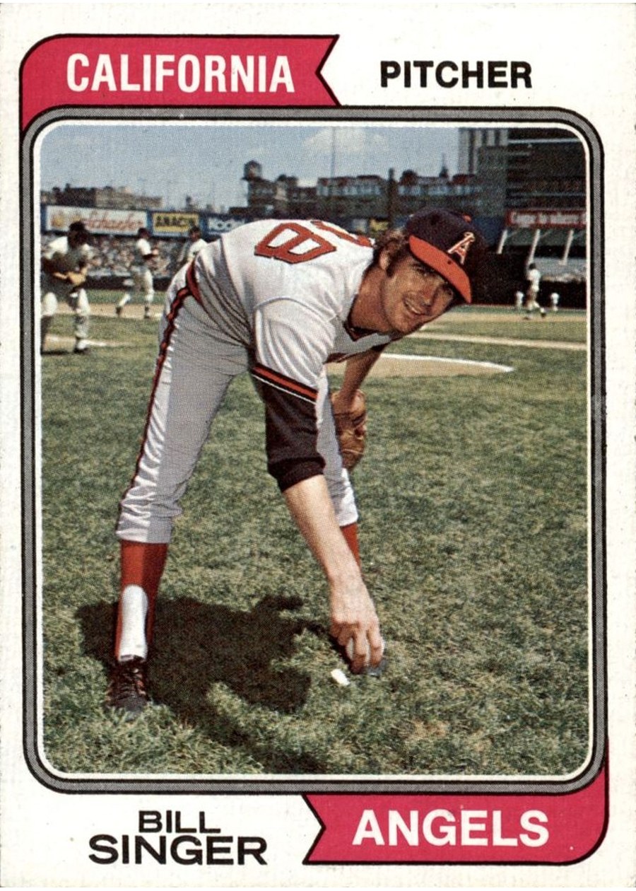 1974 Topps #210 Bill Singer, California Angels