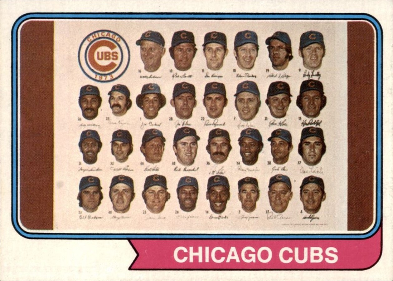 1974 Topps #211 Chicago Cubs