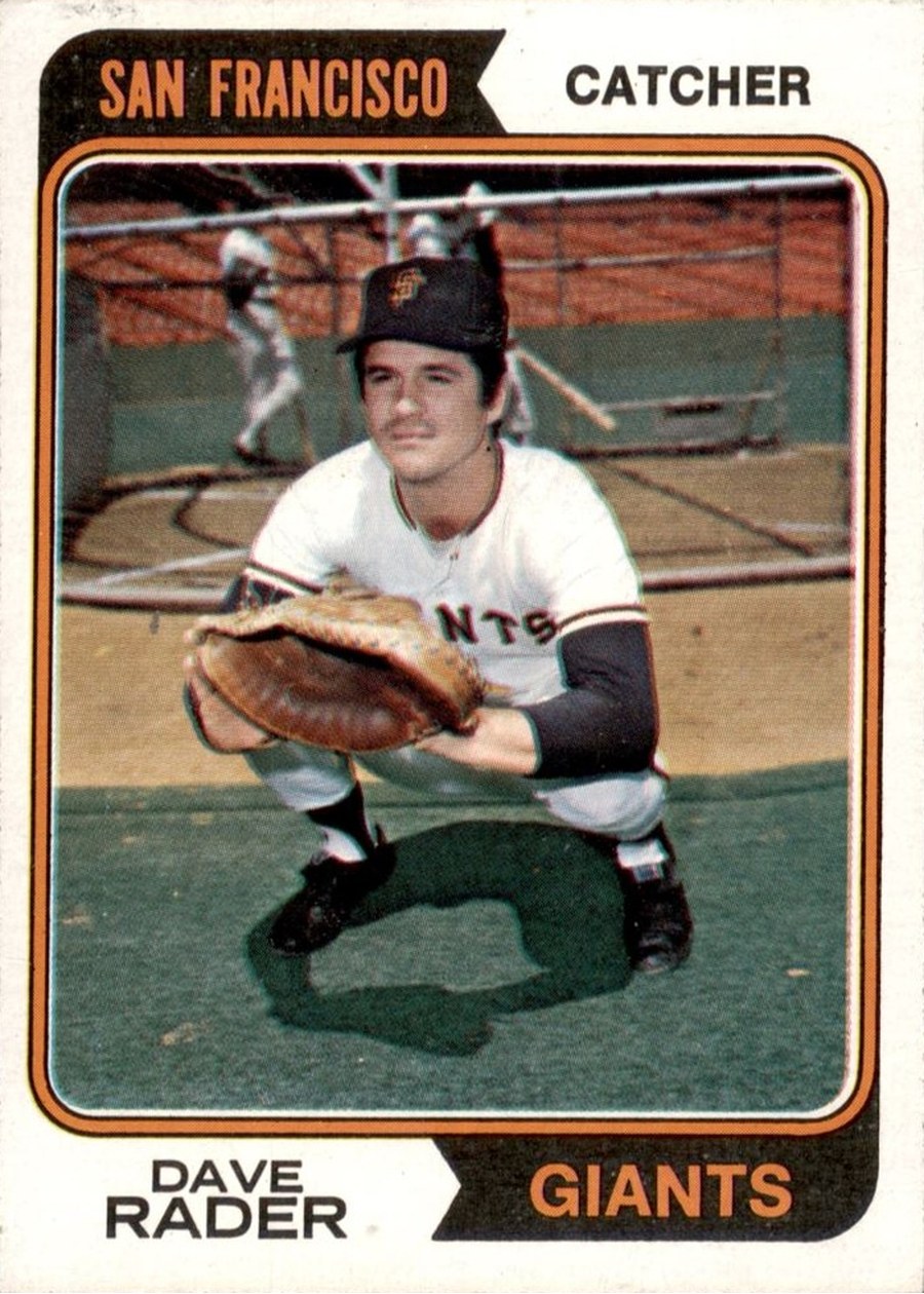 1974 Topps #213 Dave Rader, San Francisco Giants