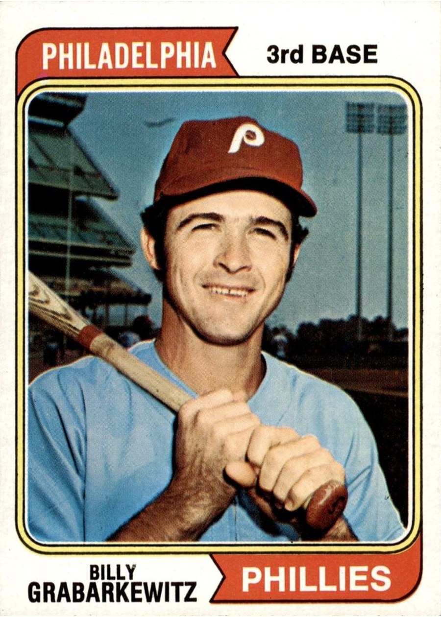 1974 Topps #214 Billy Grabarkewitz, Philadelphia Phillies