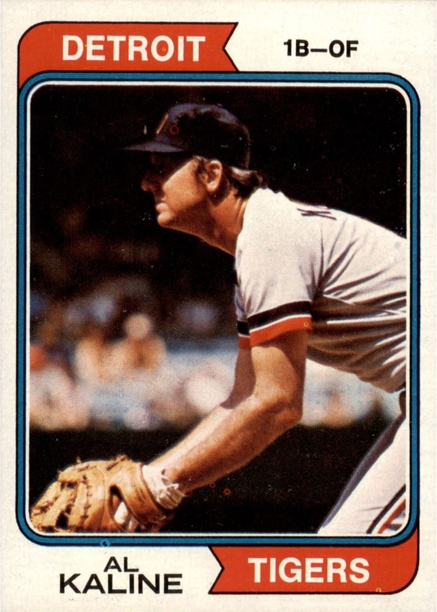 1974 Topps #215 Al Kaline, Detroit Tigers