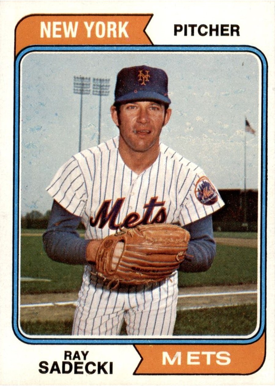 1974 Topps #216 Ray Sadecki, New York Mets