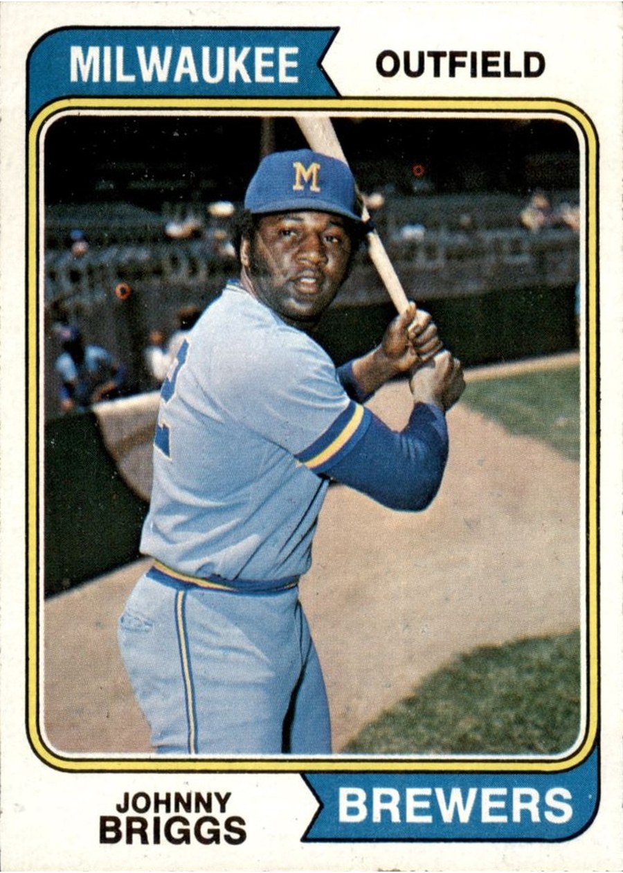 1974 Topps #218 Johnny Briggs, Milwaukee Brewers