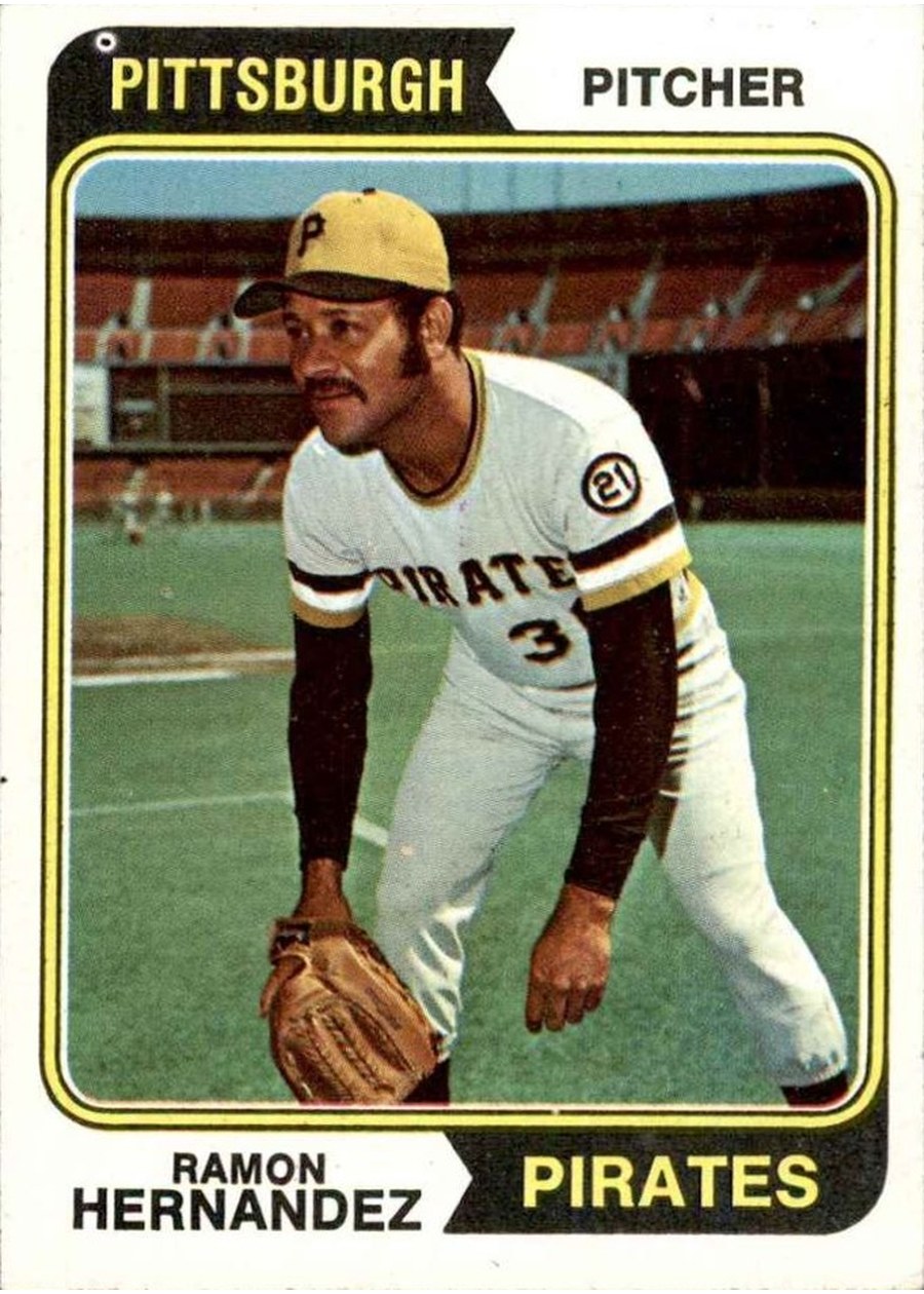 1974 Topps #222 Ramon Hernandez, Pittsburgh Pirates