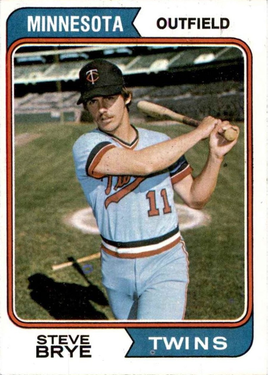 1974 Topps #232 Steve Brye, Minnesota Twins
