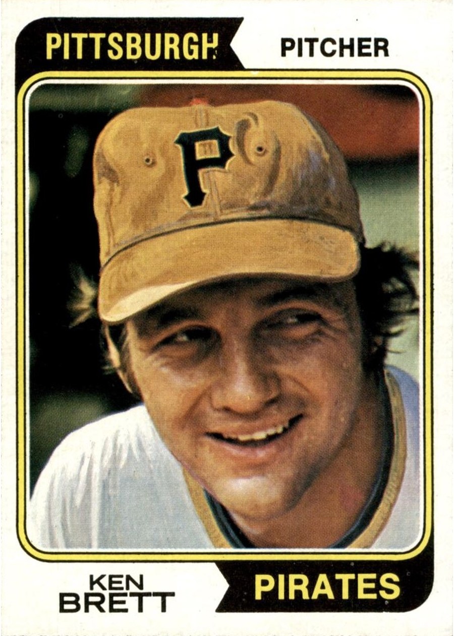 1974 Topps #237 Ken Brett, Pittsburgh Pirates
