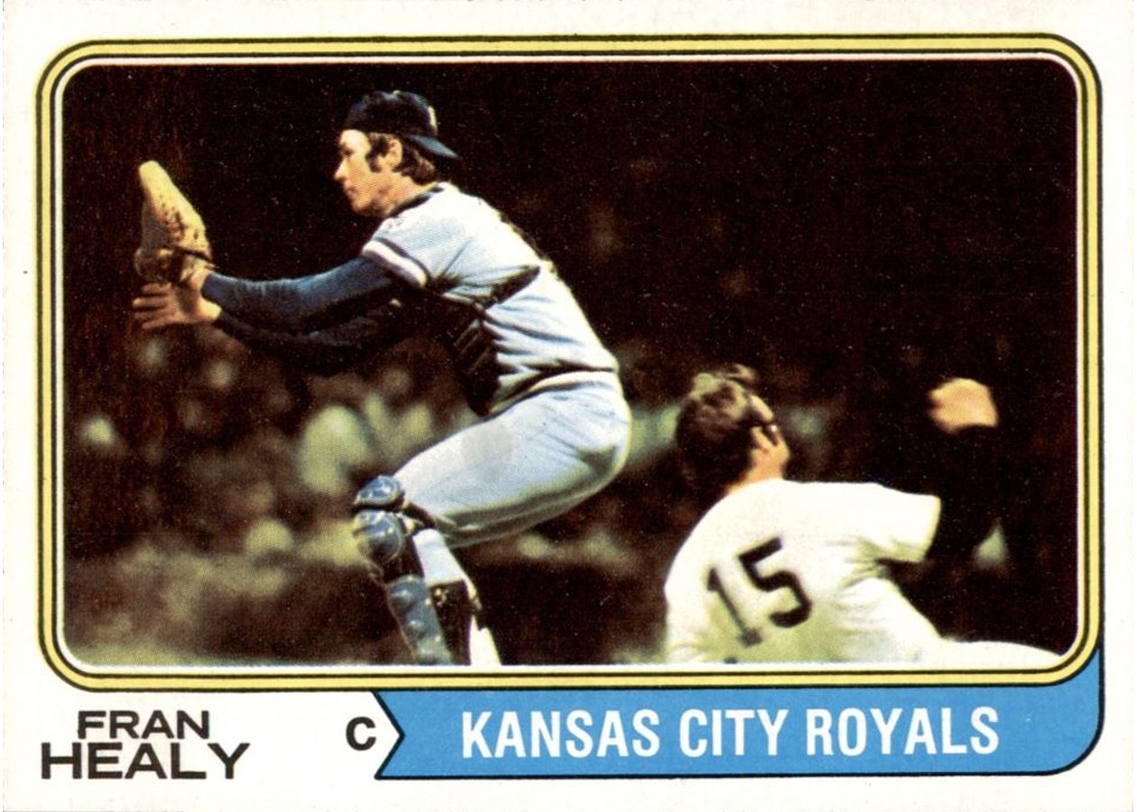 1974 Topps #238 Fran Healy, Kansas City Royals
