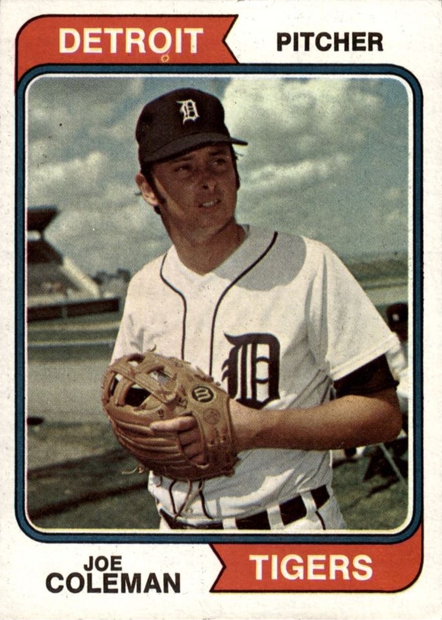 1974 Topps #240 Joe Coleman, Detroit Tigers